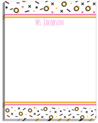 Multi Color Math Large Notepad