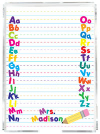 Alphabet Memo Sheets