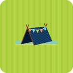 Green Tent Calling Card