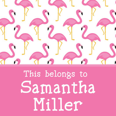 Fancy Flamingos Gift Stickers
