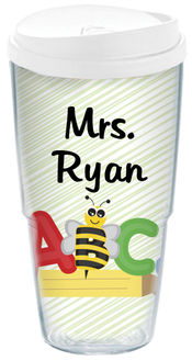 Funny Bee Acrylic Travel Cup