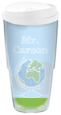 Crayon Globe Acrylic Travel Cup