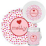 Mini Hearts Valentine Plate