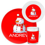 Snowman Red Placemat