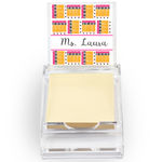 Pink Yellow Pencils Sticky Note Holder