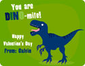 Dino-mite Valentine's Card
