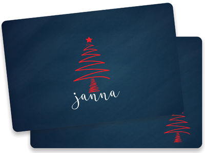 Red Tree Placemat