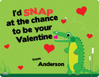 Gator Love Valentine's Card