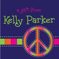Retro Peace Gift Stickers