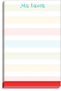 Multi Color Ruler Shade Notepad