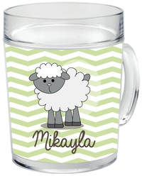 Little Lamb Clear Acrylic Mug