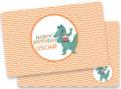 Birthday Croc Placemat