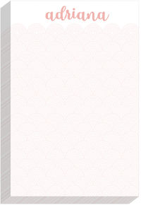 Scallop Pink Notepad