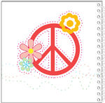 Polka Dot Peace Journal | Notebook