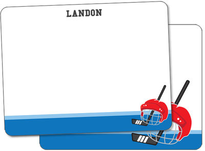 Hockey Game Note Card