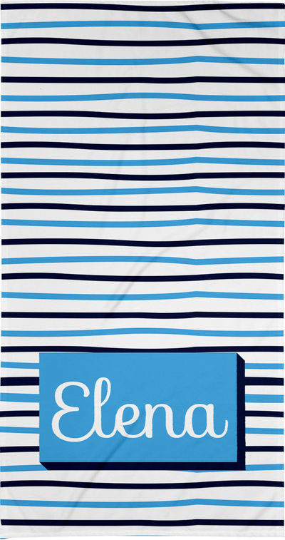 Multi Stripe Beach Towel