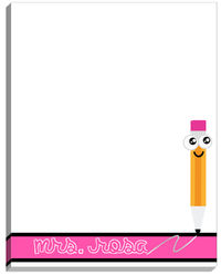 Happy Pencil Large Notepad