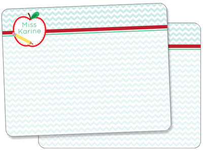 Apple Half Note Card
