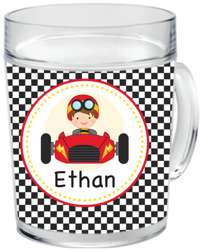 Little Racer Clear Acrylic Mug