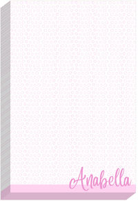 Faded Dots Pink Notepad
