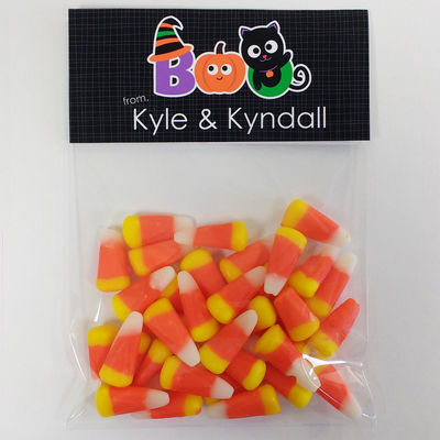 Halloween Boo Candy Bag Toppers