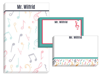 Musical Notes Pad Set