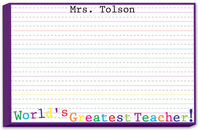 Greatest Teacher Bulky Notepad