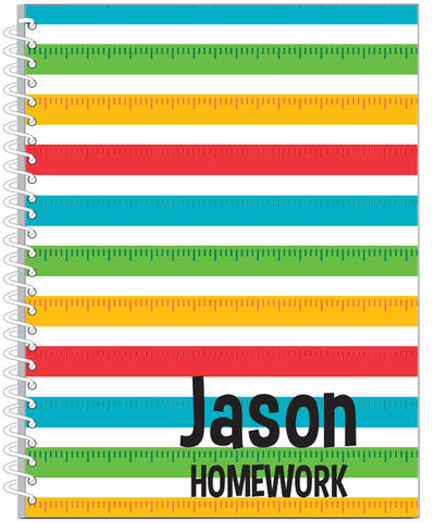 Ruler Stripes I Notebook