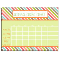 Autumn Stripe Chore Chart