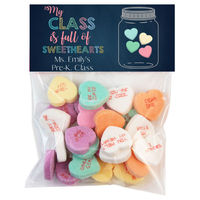 Teacher Sweethearts Valentine Candy Bag Toppers