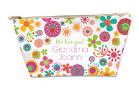 Mod Flower Frame Gusseted Pouch