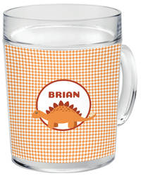 Dino Orange Acrylic Mug