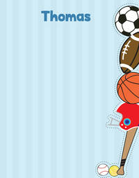 Just Sporty Line Large Notepad