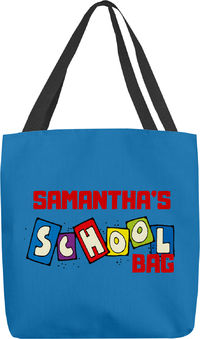 School Bag Tote Bag