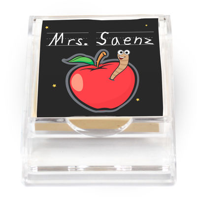 Apple For Teacher Sticky Note Holder