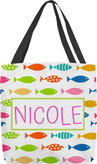 Colorful Fish Tote Bag