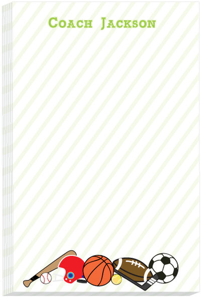 Coach All Sports Notepad