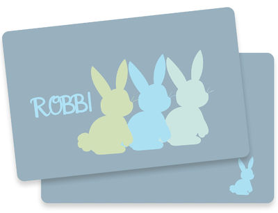 Bunny Line Pastel Placemat