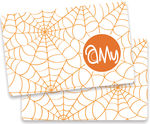 Spiderweb Orange Plate