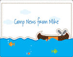 Camp Canoe Camp Fill-in Card