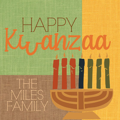 Happy Kwanzaa Gift Stickers