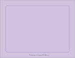 Modern Script Lilac Foldover Card