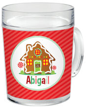 Gingerbread House Clear Acrylic Mug
