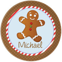 Gingerbread Plate Boy