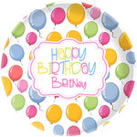 Birthday Balloons Pastel Placemat