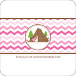 Tent Ready Pink Calling Card