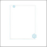 Blue Snowflakes Card