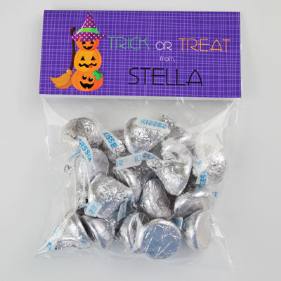 Pumpkin Stack Candy Bag Toppers