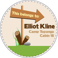 This Way to Camp Stickers