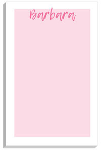 Shaded Pink Notepad